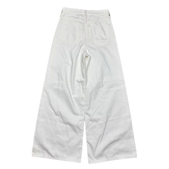NWT J. Crew Women's High-Rise Superwide-Leg Jeans White Size 24 Preppy - Picture 4 of 10